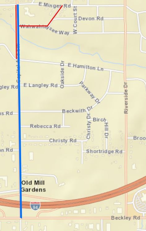 Water Valve Replacement Capital Ave. SW - Minges to Beckley