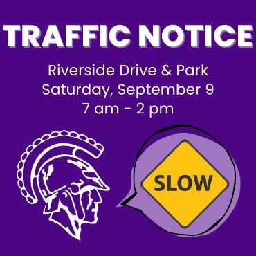 Graphic with a Spartan head/helmet and a 