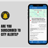 Subscribe to city alerts