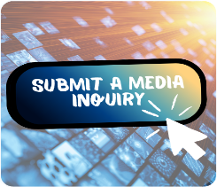 Media inquiry button with monitors scattered across square button