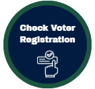 voter registration blue-gree circle
