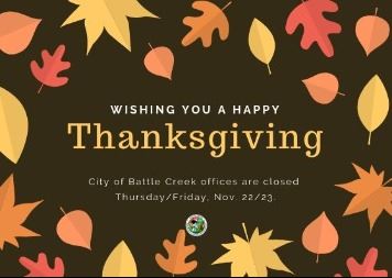 Fall Leaves Thanksgiving message