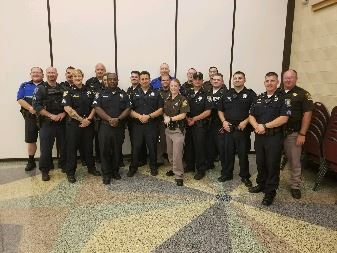 Police officers CIT class