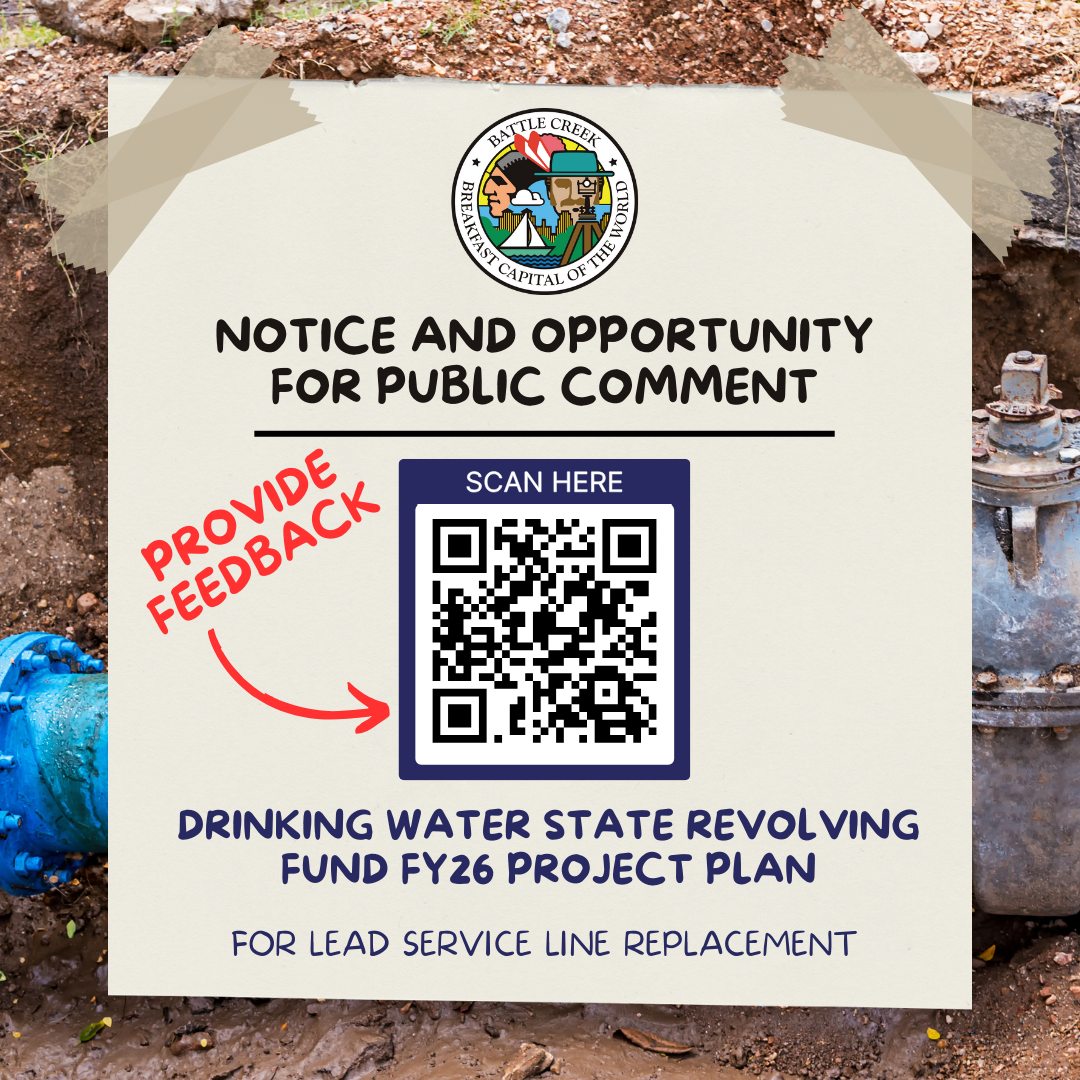 City of Battle Creek DWSRF draft plan for comment QR