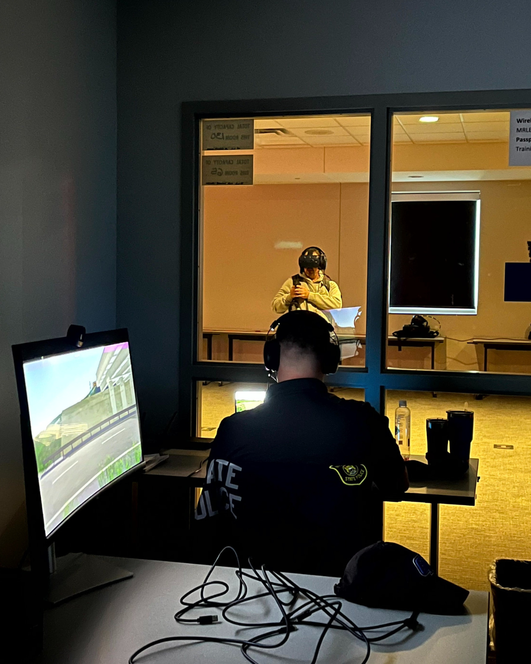Augmented virtual reality training